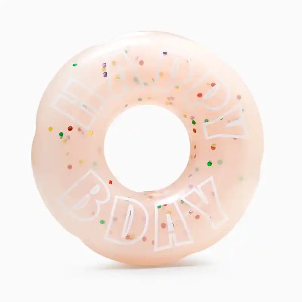 Happy Birthday Donut Tough Dog Toy